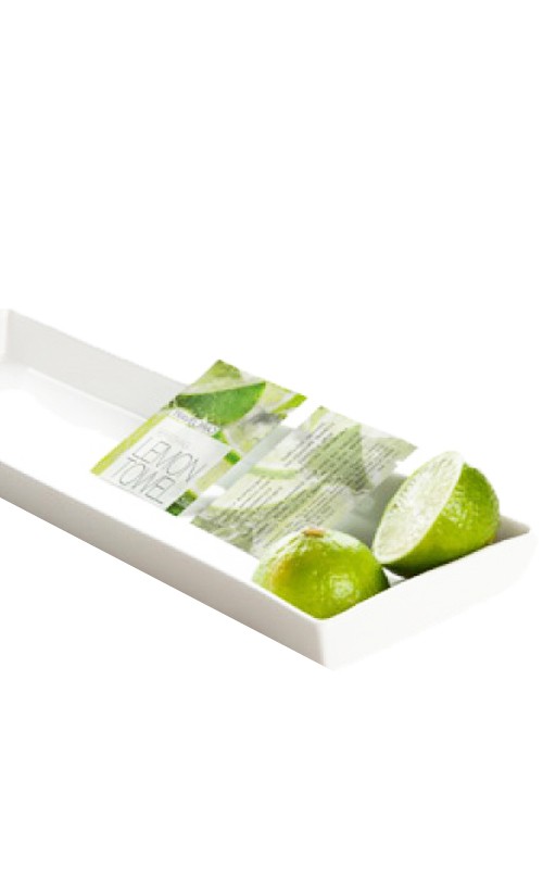 Travel Care neu Erfrischungstuch mit Zitronenduft im Papiersachet-